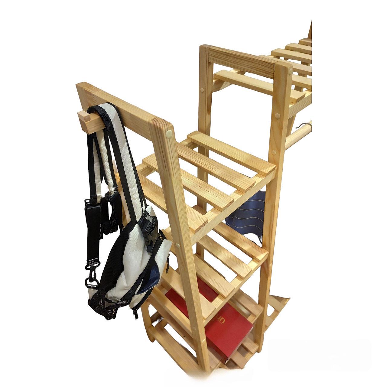 Вешалка-стойкая для одежды напольная деревянная с полками (2603011347) - фото 9 Вешалка-стойкая для одежды напольная деревянная с полками (2603011347) - фото 9