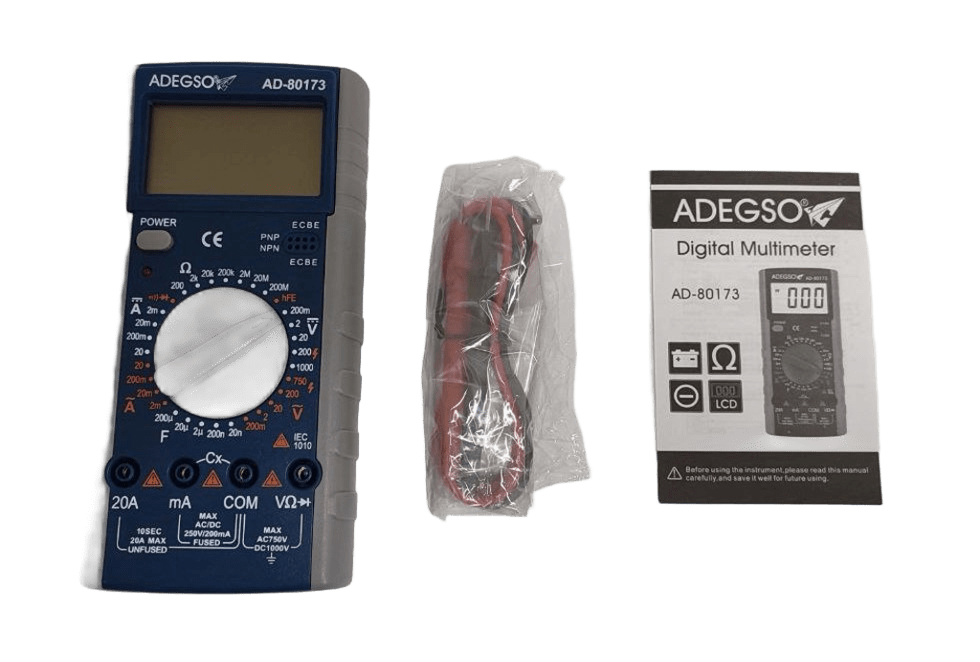 Мультиметр цифровий ADEGSO AD-80173 (29739401)