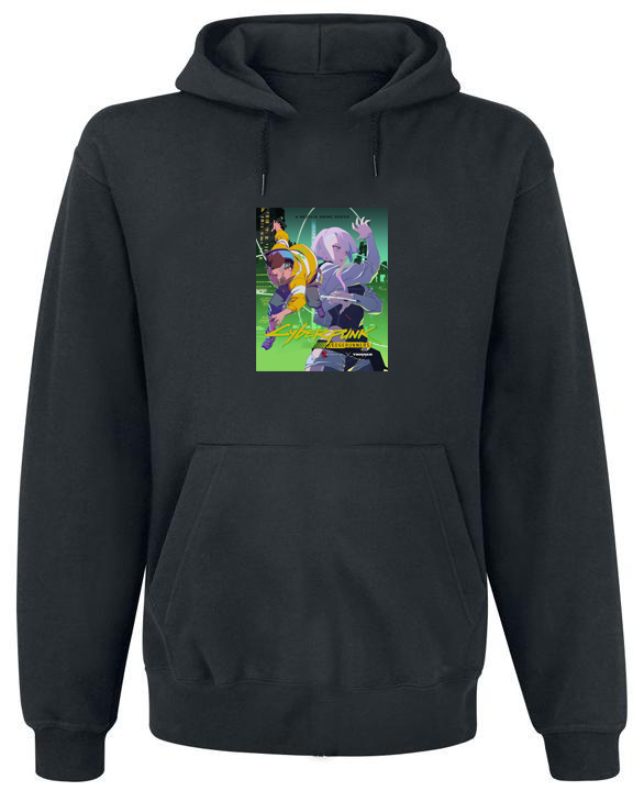 Толстовка без блискавки Cyberpunk Edgerunners 2 L Чорний (65158) Толстовка без блискавки Cyberpunk Edgerunners 2 L Чорний (65158)