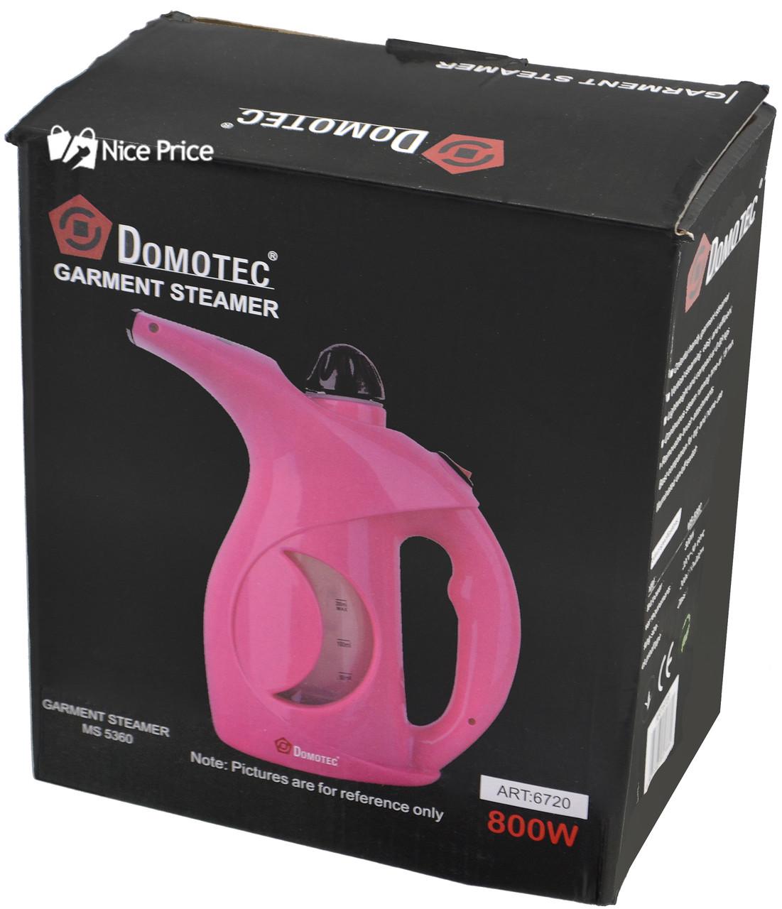 Ручной отпариватель для одежды Domotec MS-5360 200 мл 800 W Pink (3_04437) - фото 8