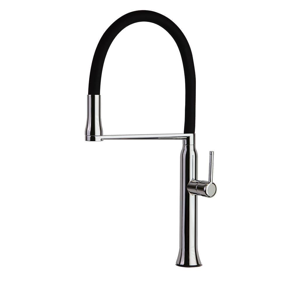 Смеситель кухонный для мойки Ramon Soler KITCHEN с гибким выдвижным шлангом Хром (386801MA38E303484)