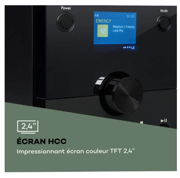 Аудиосистема музыкальный центр Auna MC-30 DAB MC-20 DAB с Bluetooth Черный (10033048) - фото 4