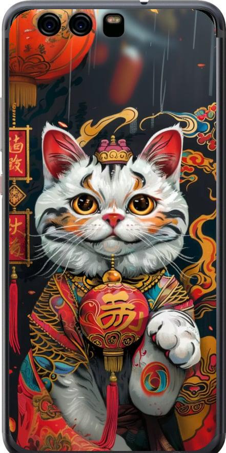 Чехол на Huawei P10 China Cat v2 (6135t-780-42517)