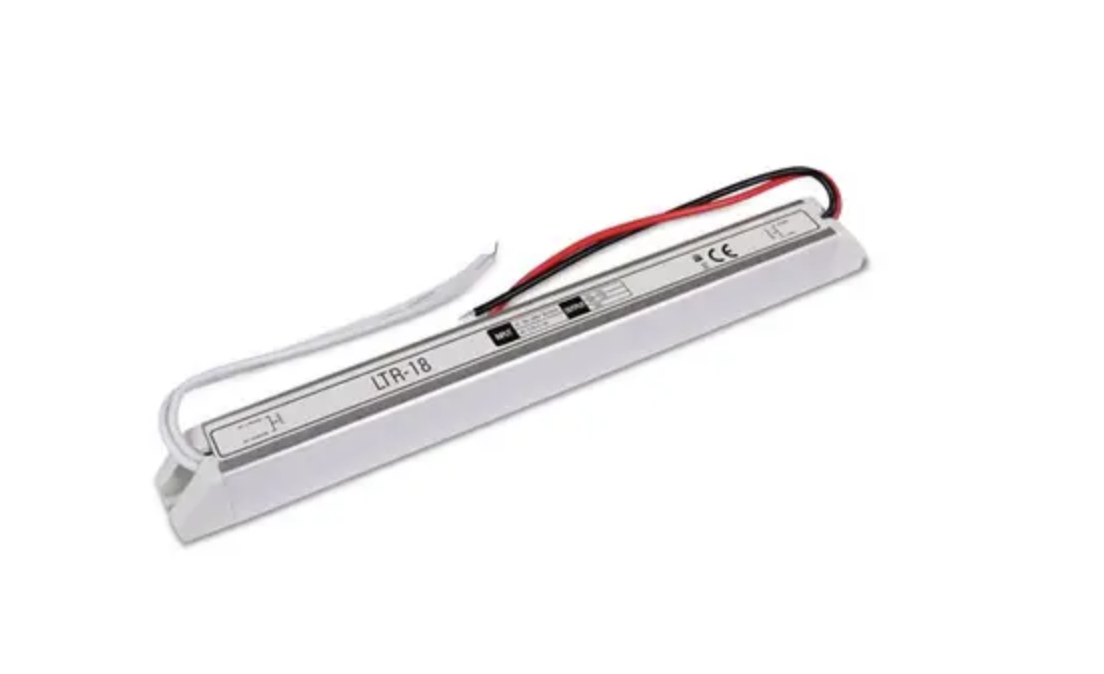Блок живлення OEM DC12 LTR-18 алюміній 172х18х18 18W 1,5A (27774187)