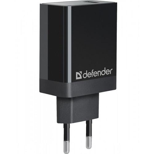 Зарядний пристрій мережевий UPA-101 83573 1xUSB 2.1А 18W QC Чорний (10779306)