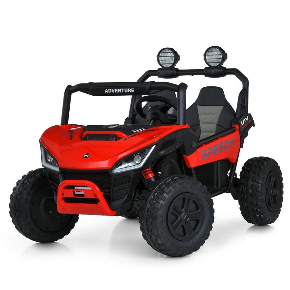 Детский электромобиль Джип Bambi 12V до 60 кг с пультом Малиновый (DE-169-E-707)