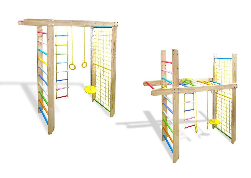 Комплекс спортивный с переставным рукоходом из сосны