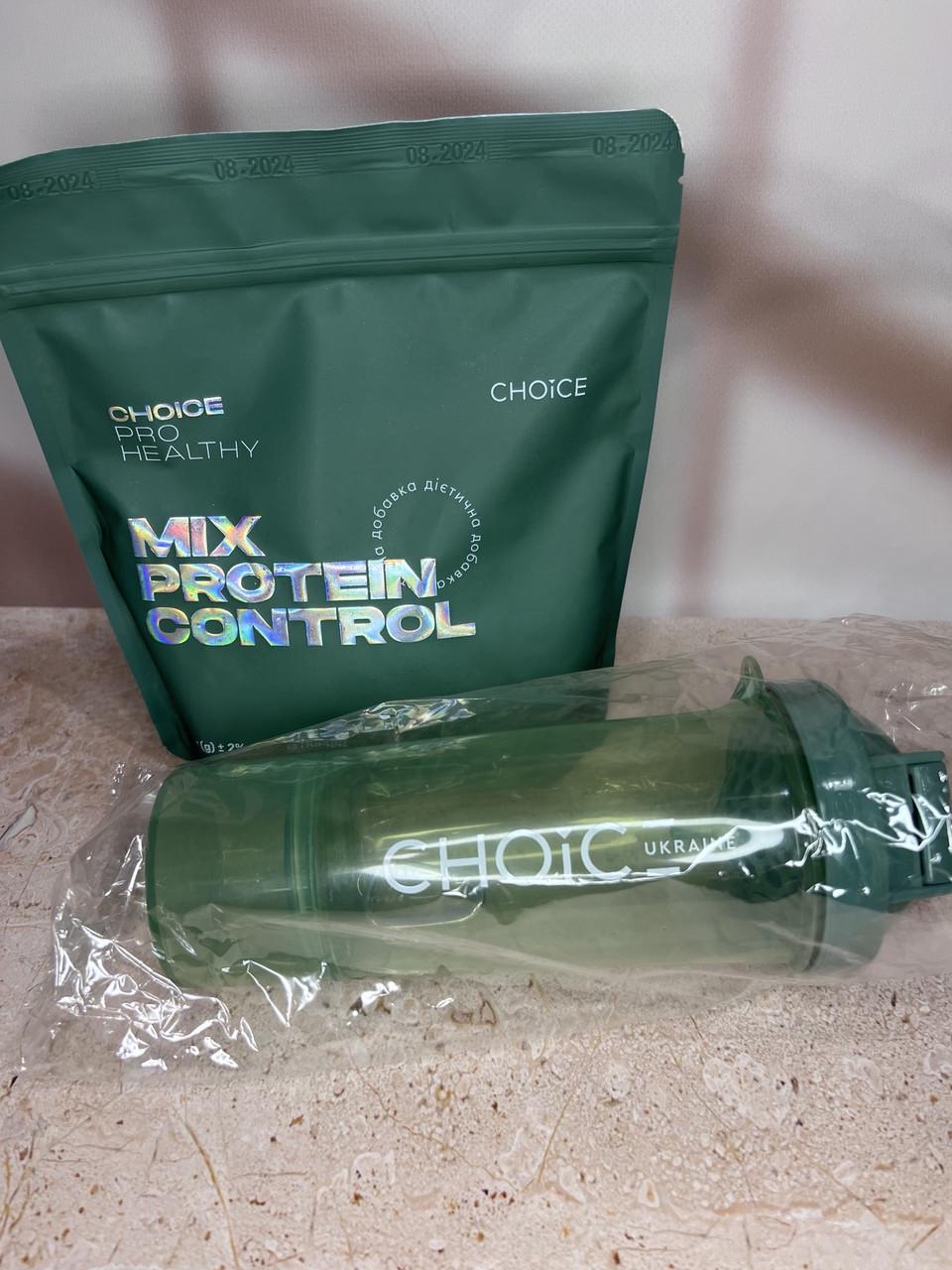 Протеїновий коктейль Choice низькокалорійний жироспалюючий MIX PROTEIN SLIM 405 г (2480333318)