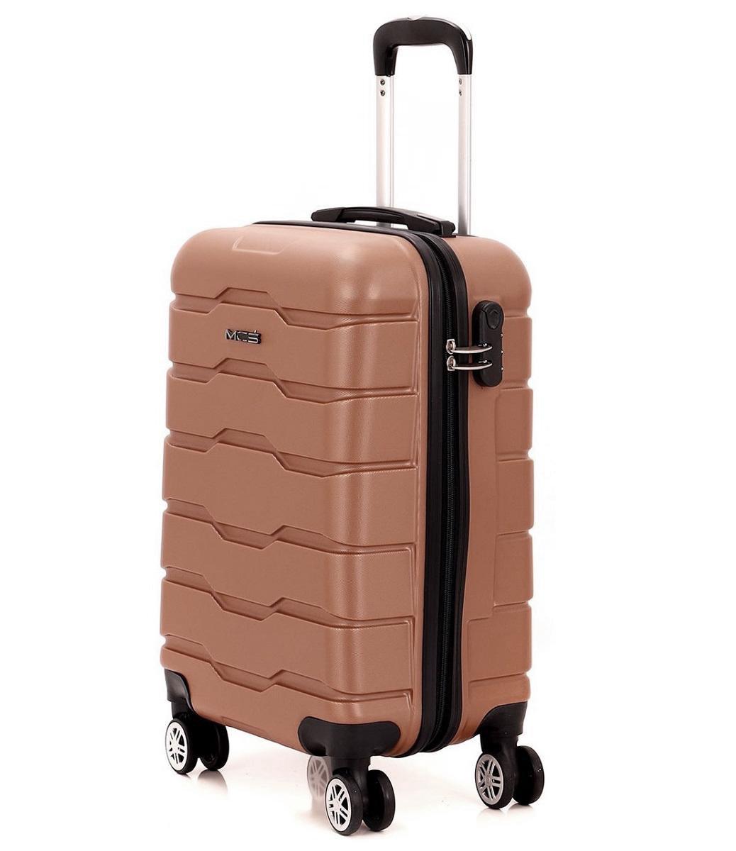 Чемодан пластиковый MCS V302 малый Розовый (Mp00009)