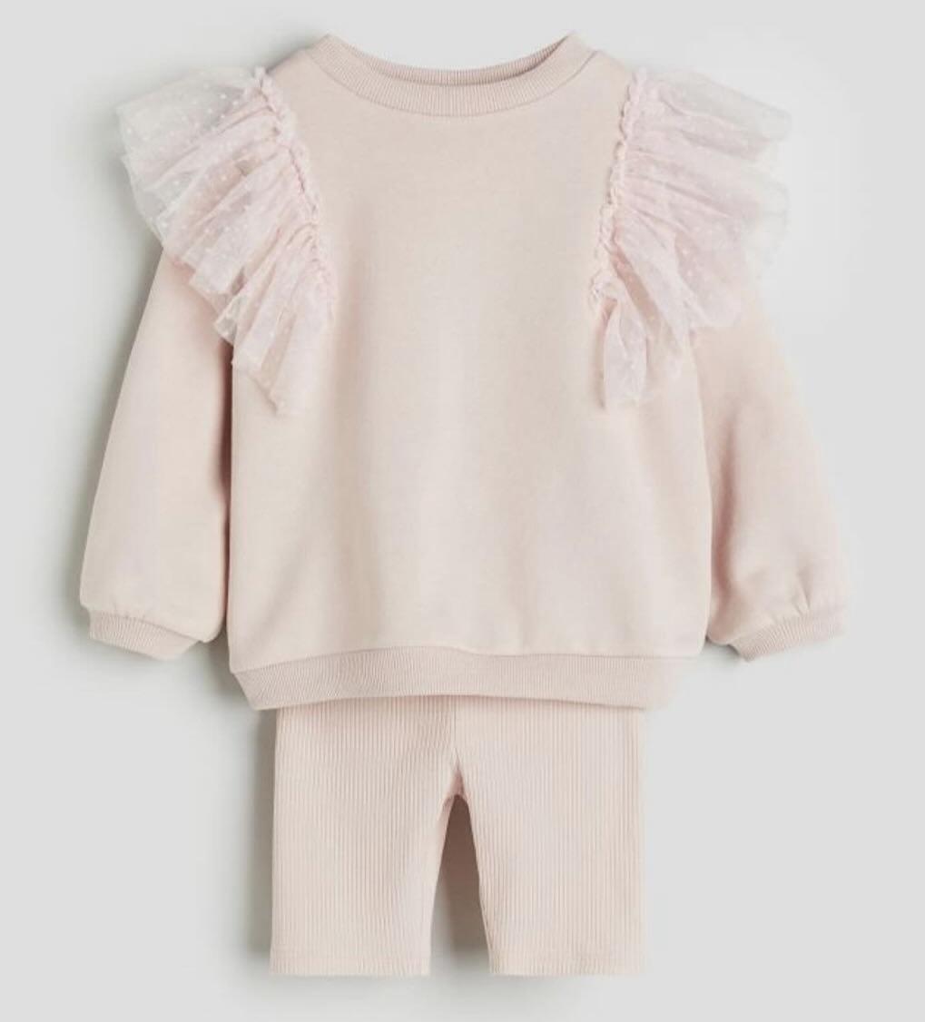 Костюм для девочки H&M 110-116 см Розовый (191)