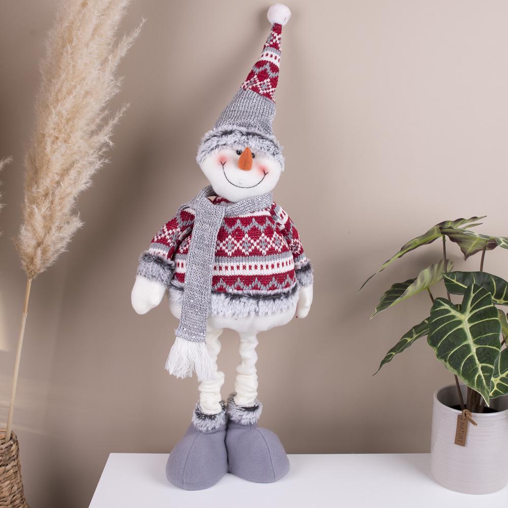 Мягкая игрушка новогодний Снеговик 80 см (6773)