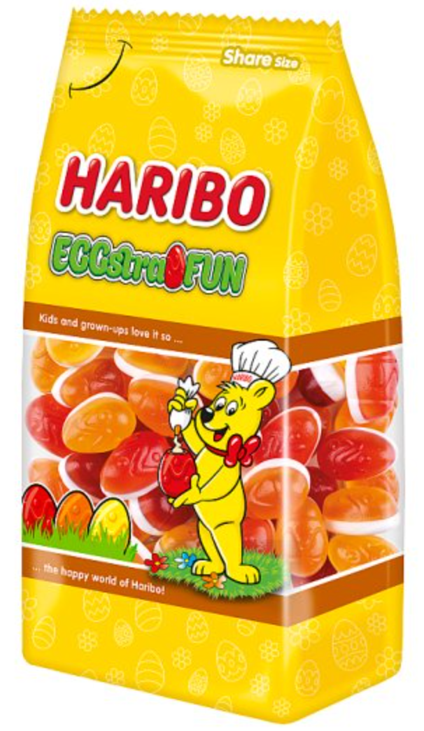 Конфеты желейные Haribo Eggstra Fun со сливочным начинкой 250 г (2198240810)
