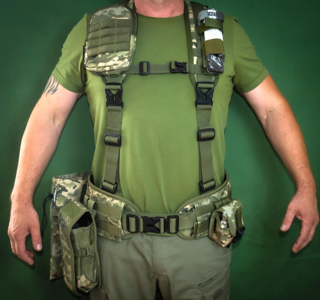 Ременно-плечова система КІРАСА РПС-1 105 кордура Піксель - фото 9 Ременно-плечова система КІРАСА РПС-1 105 кордура Піксель - фото 9