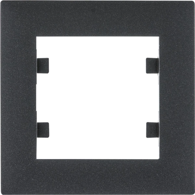 Рамка одинарная Hager Lumina IntensE Черный (28680503)