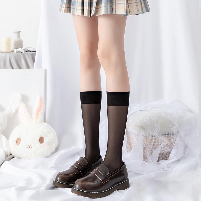 Шкарпетки капронові ультратонкі One Size Чорний (3436)