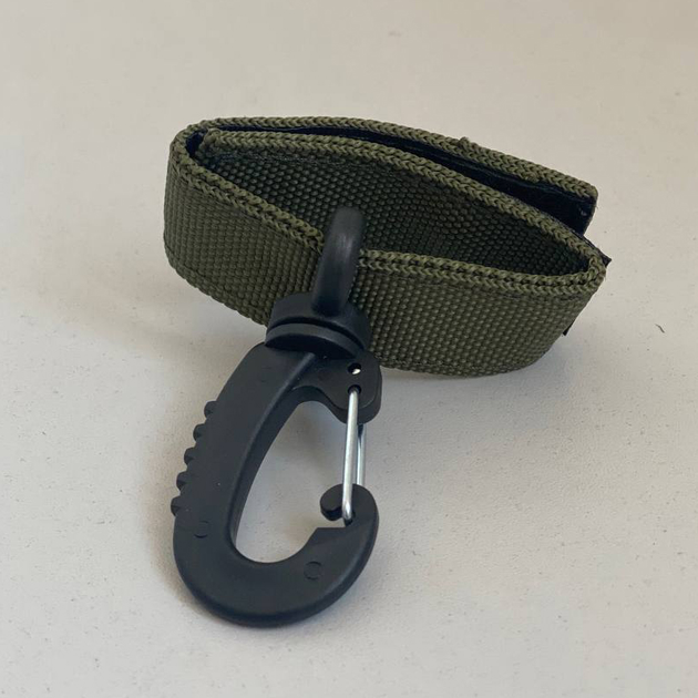 Карабін-тримач Clefers Tac molle для спорядження 2 шт. Олива (5024601) - фото 3