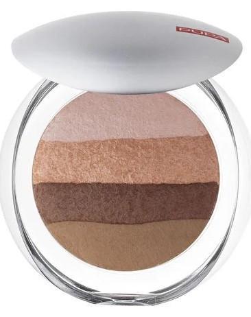 Пудра-рум'яна для обличчя Pupa Luminys Baked All Over Illuminating Blush-Powder 02 Stripes Natural 9 г (2189762151) - фото 1