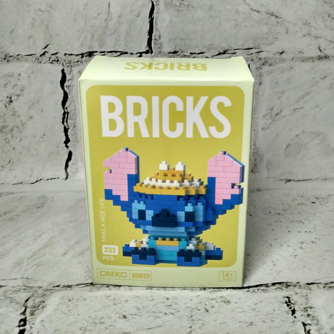 Конструктор фигурка BRICKS пиксели Стич 232 деталей (X5022) Конструктор фигурка BRICKS пиксели Стич 232 деталей (X5022)