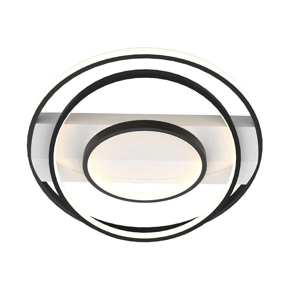 Светильник Violux LED smart NITRO и пульт 100W 3000-5000K IP20 круг Бело-черный (220835)
