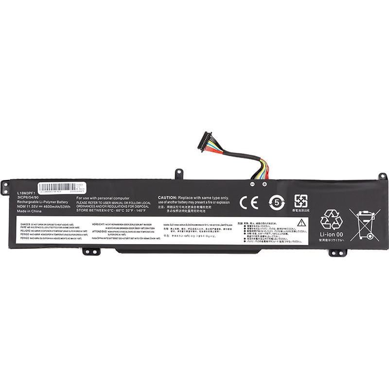 Аккумулятор Power для ноутбуков Lenovo Ideapad L340 Gaming L18M3PF1 11,55V 4600mAh