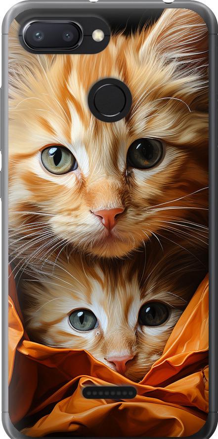 Чохол на Xiaomi Redmi 6 Котики 2 (5664u-1521-42517)