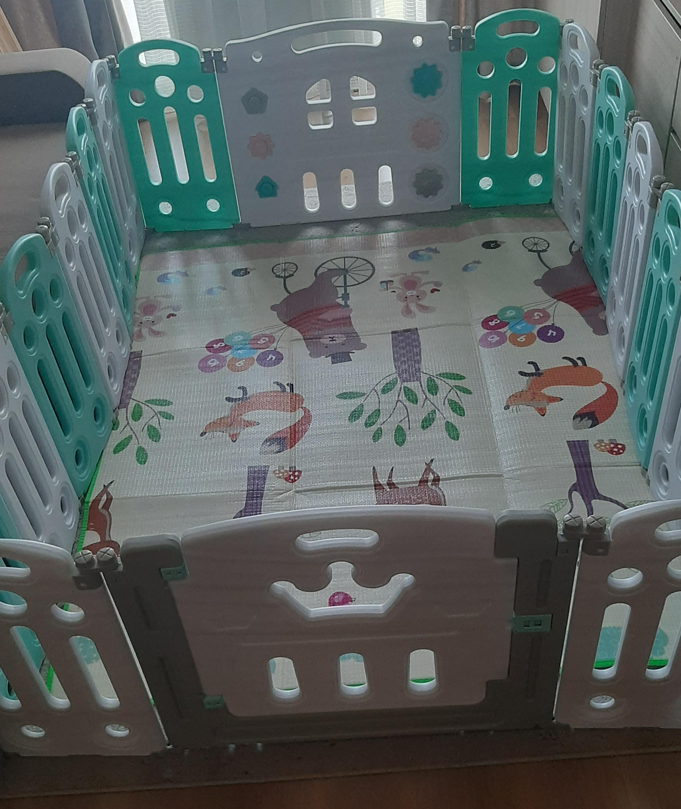 Манеж-забір 16+2 секції 150х200 см (28821271) - фото 9 Манеж-забір 16+2 секції 150х200 см (28821271) - фото 9