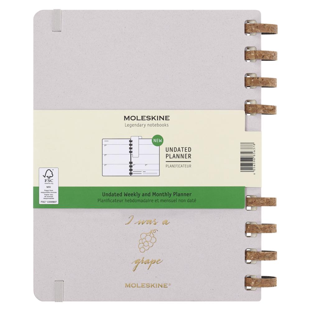 Еженедельник Moleskine Spiral большой (DHUNDSPD2312MWH4) - фото 3