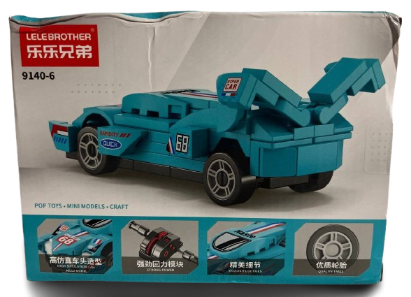 Конструктор гоночный автомобиль 86 деталей (9140-6) - фото 2 Конструктор гоночный автомобиль 86 деталей (9140-6) - фото 2