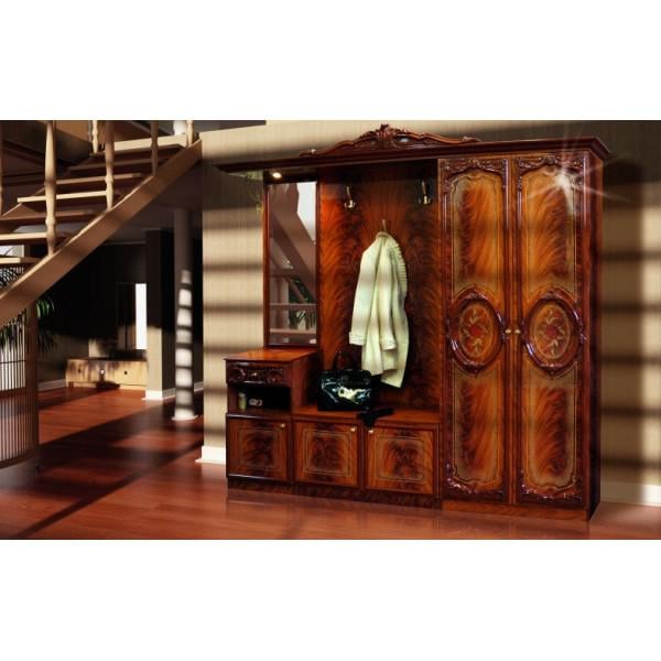 Прихожая Світ Меблів Бристоль Новый из ДСП МДФ Орех