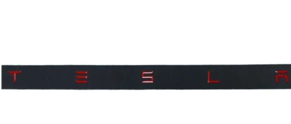 Надпись TESLA Красный (13703755) Надпись TESLA Красный (13703755)