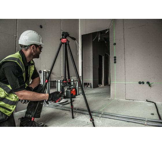 Аккумуляторный линейно-точечный лазерный нивелир Milwaukee M12 CLLP-0C (4933478101) - фото 6
