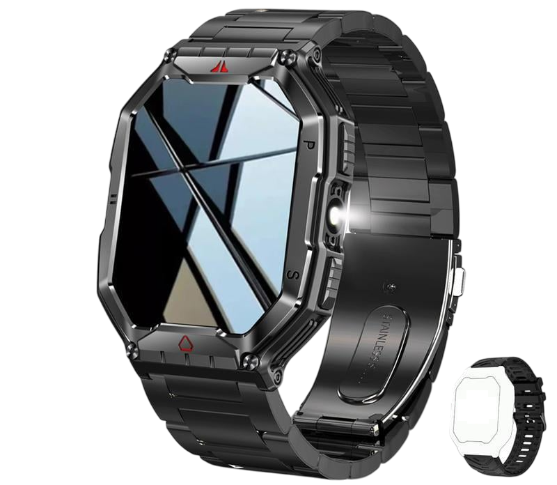 Смарт-годинник чоловічий з компасом/ліхтариком 650 mAh