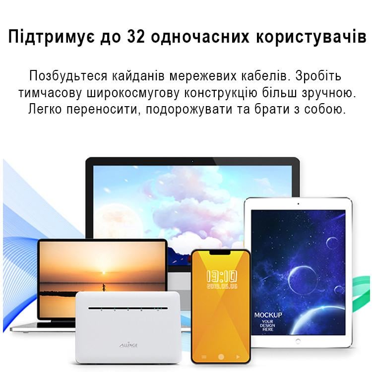 Комплект для інтернету 4G роутер B535 Pro та антени для інтернету 34 Дб 2 шт. - фото 9
