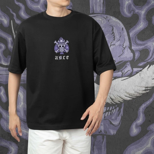 Футболка чоловіча з принтом Ван Піс Fire Fist Purple Edition р. 48 (2896480103)