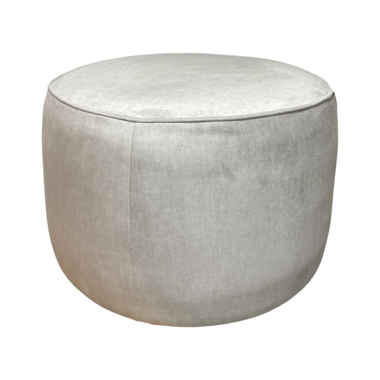 Пуф MeBelle Barrely-l велюр 70x70x45 см Бежевый (0532)