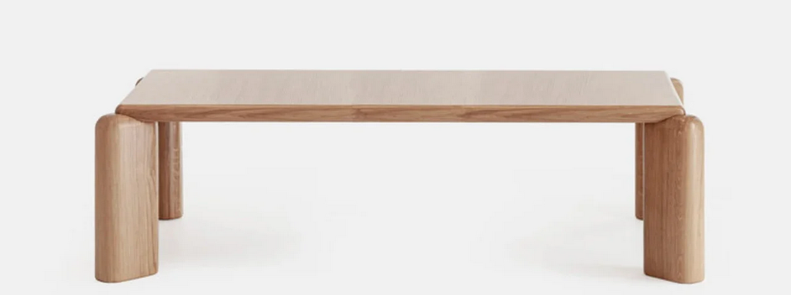 Дизайнерский журнальный столик из массива дуба Soften big (28080052)