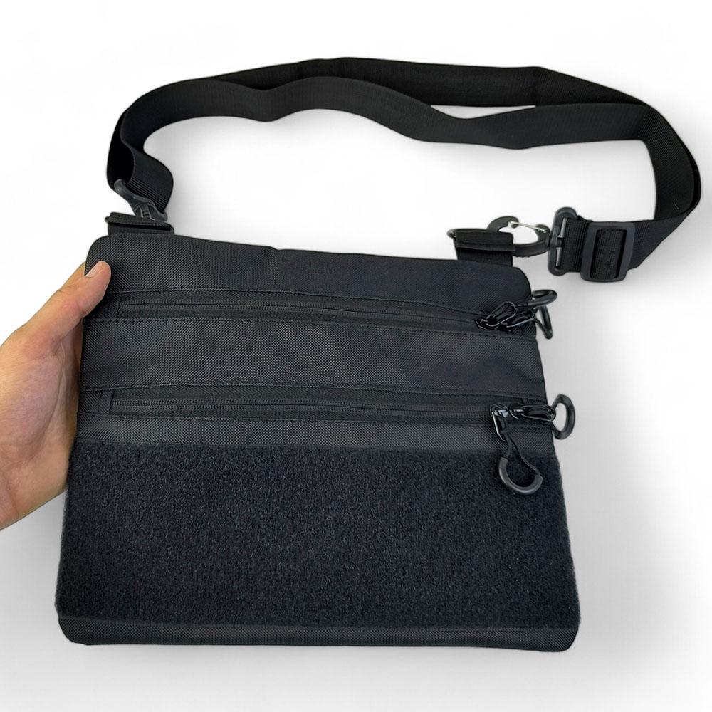 Сумка-кобура мужская 30х24 см Черный (521246) - фото 21 Сумка-кобура мужская 30х24 см Черный (521246) - фото 21