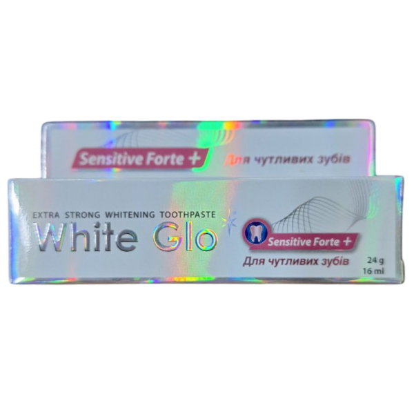 Зубная паста White Glo отбеливающая Сенситив Форте Плюс для снижения чувствительности 24 г