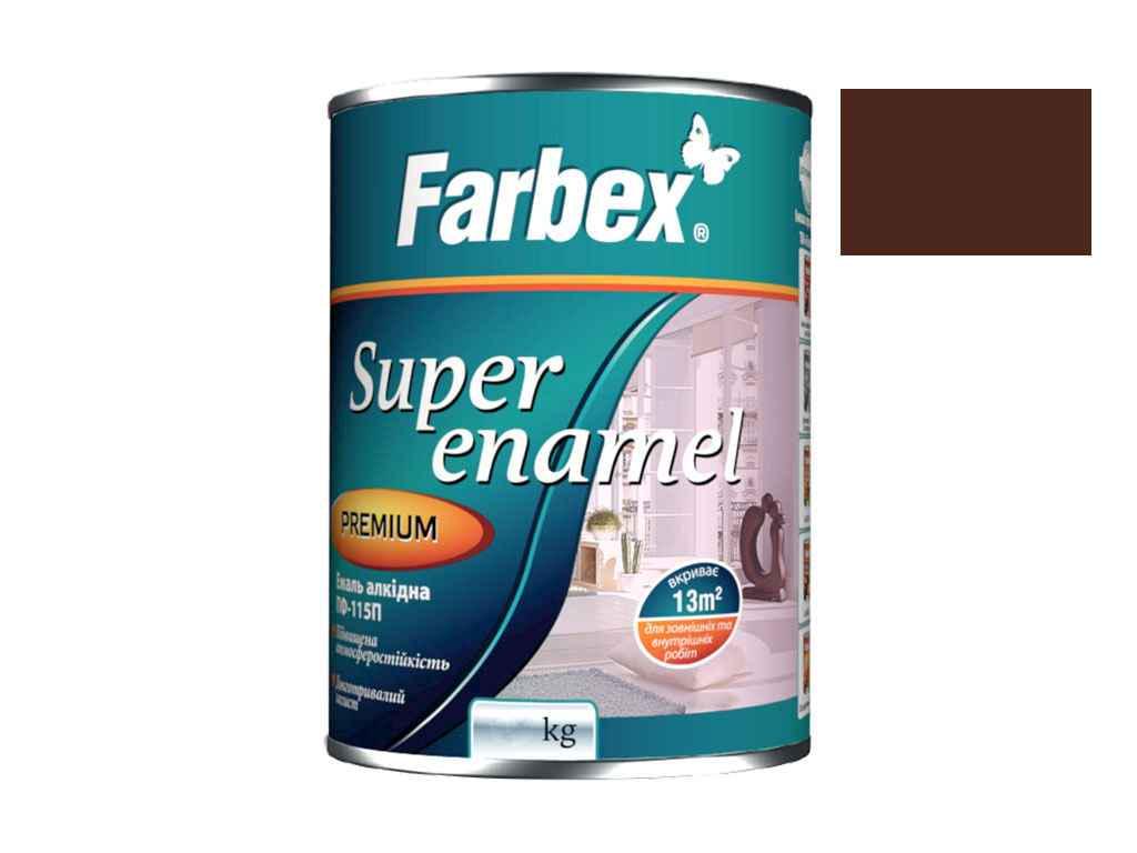 Эмаль алкидная ПФ-115 Farbex 0,3 кг Коричневый (483755)