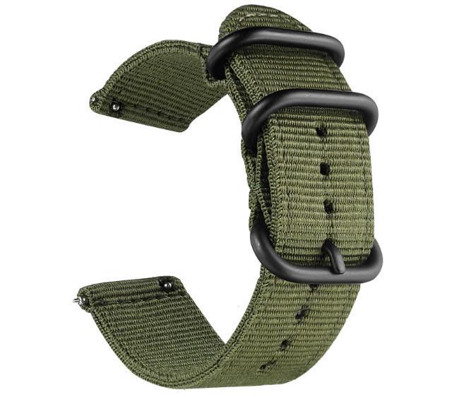Нейлоновый ремешок Primo Traveller для часов Garmin Vivoactive 3/Vivomove HR/Forerunner 245/645 Army Green (1051243215)