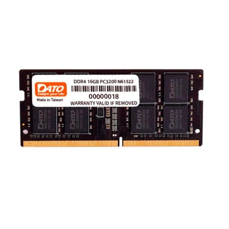 Оперативная память Dato DDR4 SO-DIMM 16GB/3200 (DT16G4DSDND32)