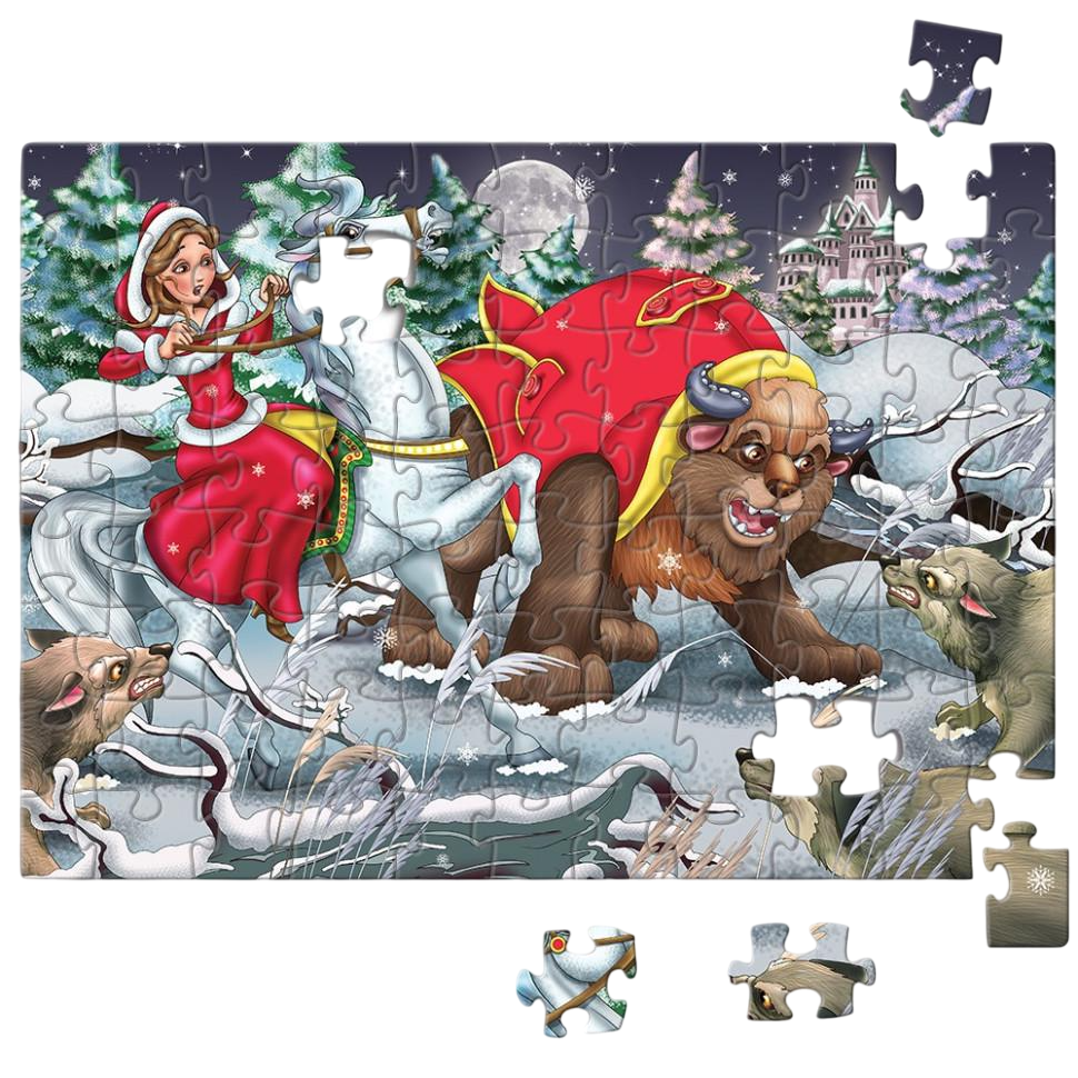 Пазли дитячі Красуня і Чудовисько 83354 88 ел. (RLT13095)