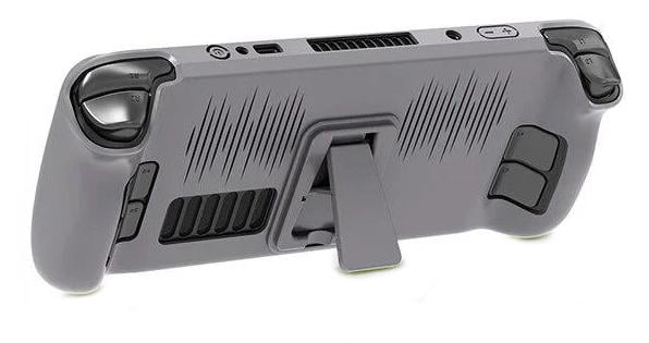 Защитный чехол с крышкой пластиковый для Steam Deck Grey (ACS-PPZCWKFSDgrey)