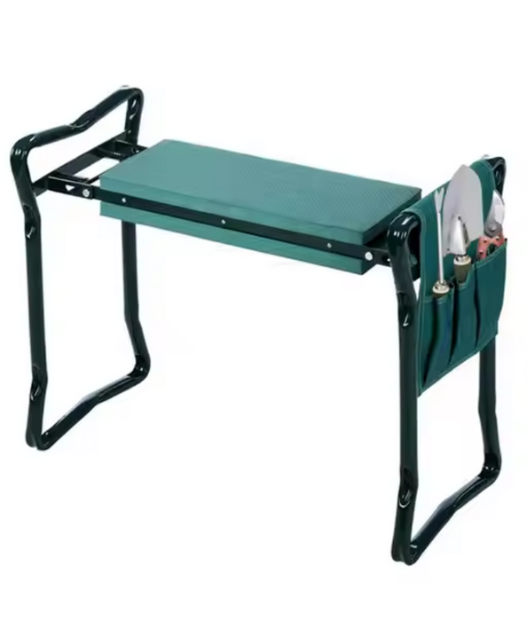Табурет складной садовый с органайзером для инструментов 60х49х27 см Табурет складной садовый с органайзером для инструментов 60х49х27 см