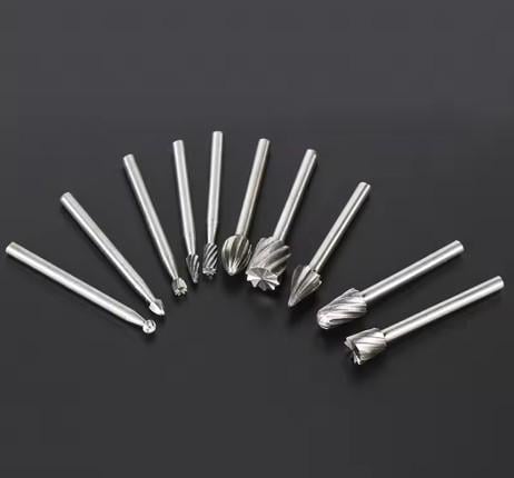 Набор универсальных HSS фрез для фрезерных станков 10 шт. (457476) - фото 4