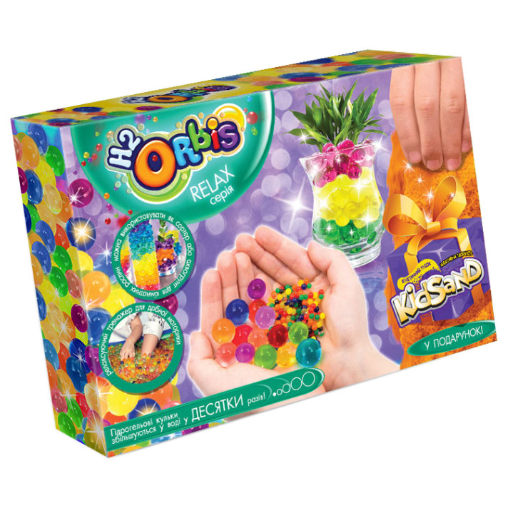 Антистрес Danko Toys RELAX BOX від 3 років 400 г Помаранчевий (PZ-340-P-90)