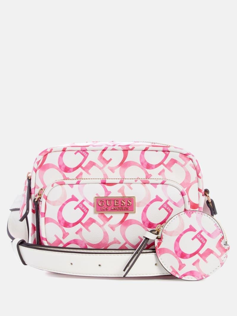 Женская сумка кросс-боди Guess Aviel Mini Double Zip Crossbody Розовый (2383094590) Женская сумка кросс-боди Guess Aviel Mini Double Zip Crossbody Розовый (2383094590)