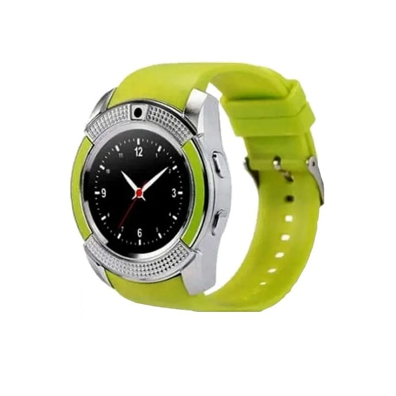 Смарт-годинник Smart Watch V8 Bluetooth з слотом під sim-карту 350 mAh Green (tf4621) - фото 1