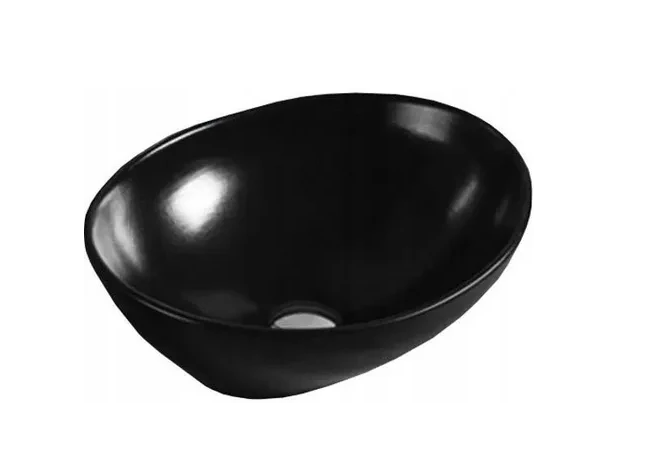 Умывальник Mexen Elza 40x33 см Black Połysk (21014070)