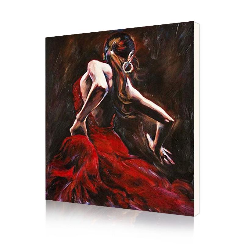 Картина по номерам Lesko DIY PH9446 "Танец Фламенко"
